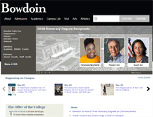 Tablet Screenshot of bowdoin.edu