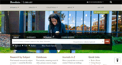 Desktop Screenshot of library.bowdoin.edu